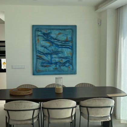 "PENSAMIENTOS EN AZUL II" VENDIDO/SOLD.